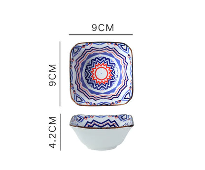 Underglaze Ceramic Sauce Dish for Household Use