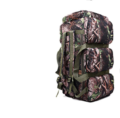 90L Camouflage Outdoor Backpack for Camping and Hiking