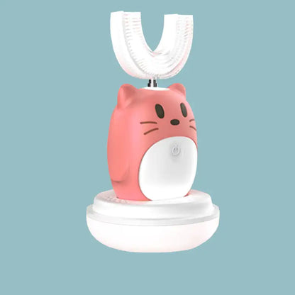 Smart Ultrasonic Electric U-Shaped Toothbrush for Kids