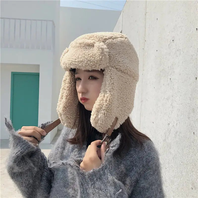 Warm Berber Fleece Winter Hat for Women