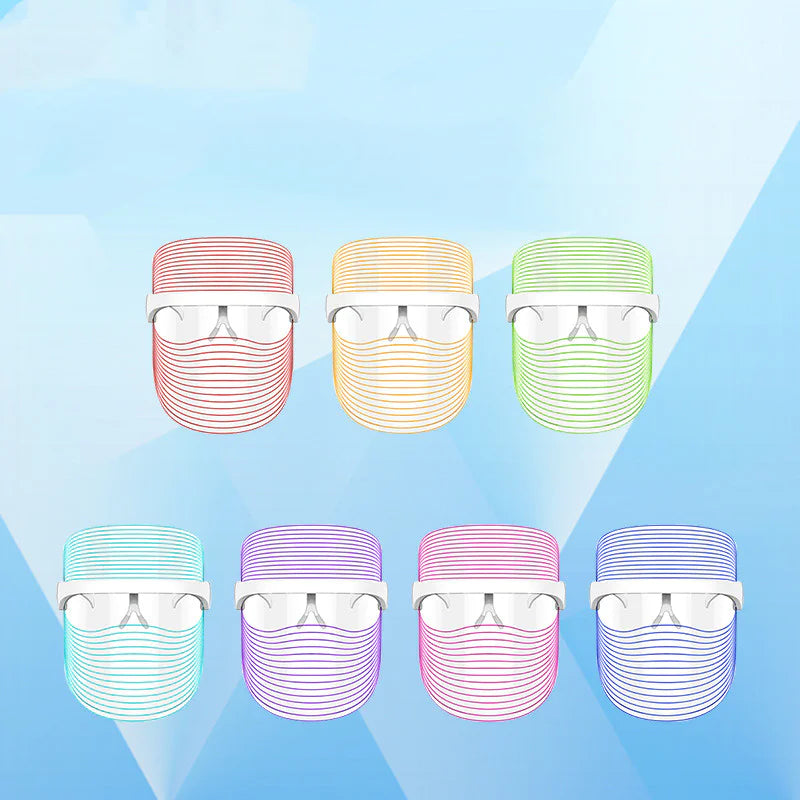 7-Color LED Light Therapy Facial Mask