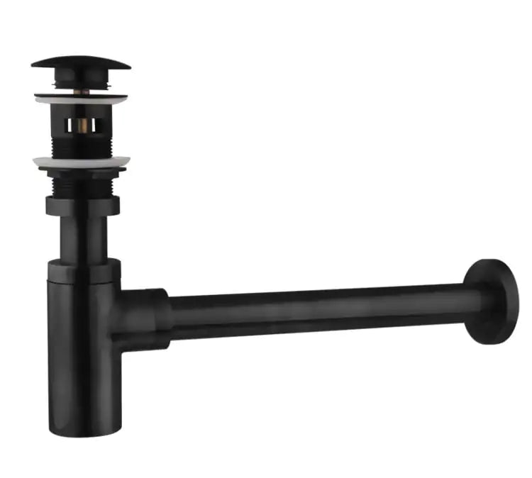 Black Frosted Concealed Basin Faucet