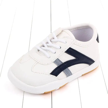 Toddler Shoes with Front Lace and Rubber Sole