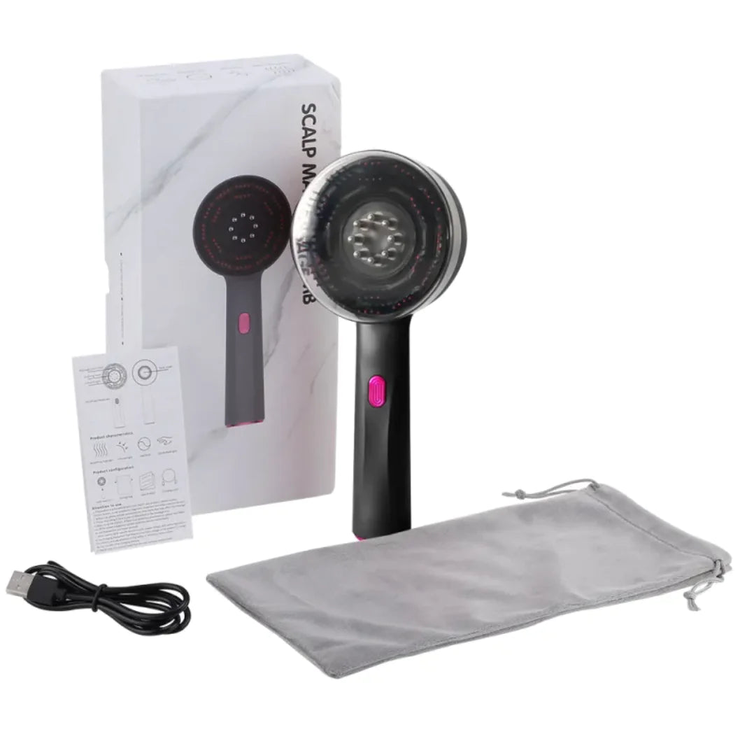 Hair Growth Scalp Massage Comb with Liquid Applicator