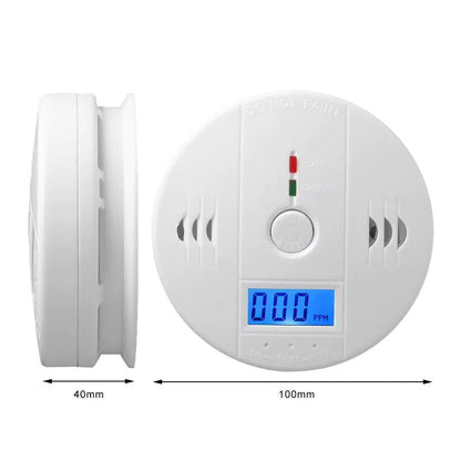 High-Tech Carbon Monoxide Detector with LCD Display