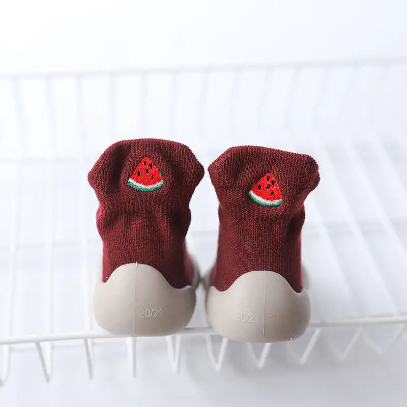 Autumn Baby Toddler Embroidery Non-slip Indoor Shoes