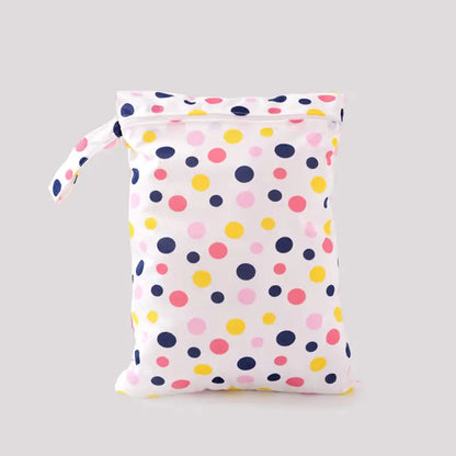 Cartoon Baby Storage Bag with Diaper Pocket