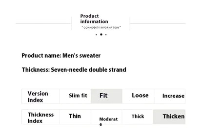 Men's Round Neck Pure Cashmere Sweater