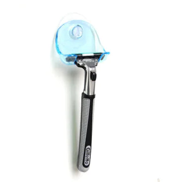 Suction Cup Razor Holder - Plastic Manual Shaver