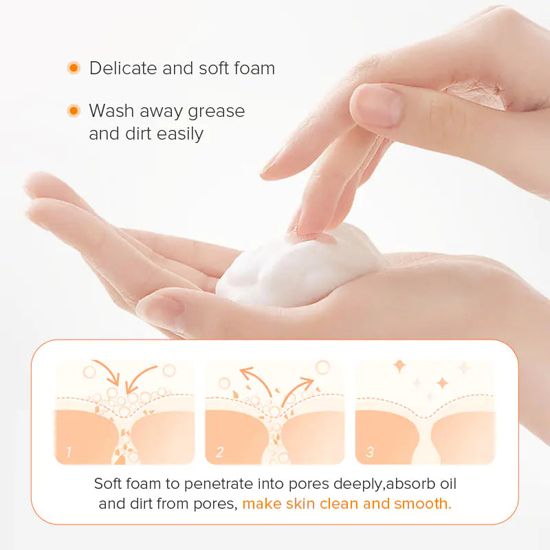 Vitamin C Facial Cleanser 40g for Skincare Care