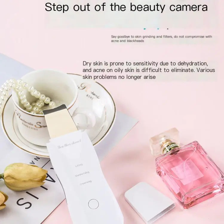 Ultrasonic Skin Scrubber for Home Facial Cleansing