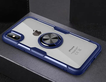 Car Mount Phone Case, Transparent Ring Phone Case