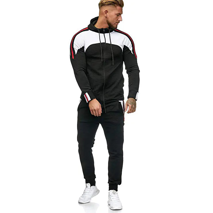Casual Sports Sweater and Pants Set for Youth Men