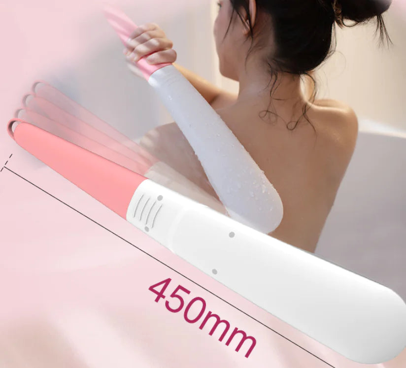 Electric Bath Scrubber with Silicone Long Handle