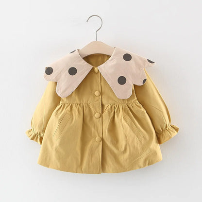 Foreign Style Girl's Windbreaker Coat