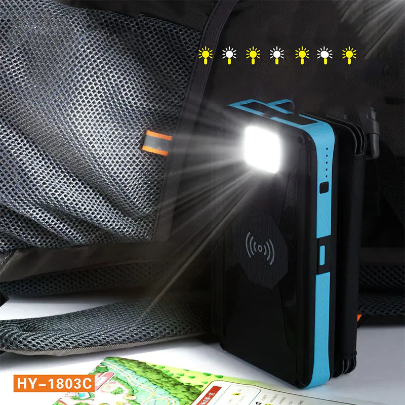 20000mAh Waterproof Magnetic Solar Power Bank