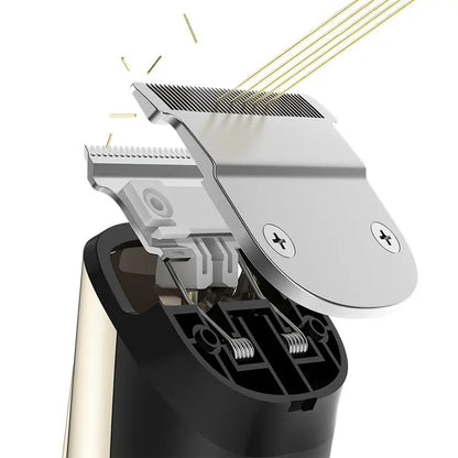 Men's Waterproof Electric Hair Trimmer and Shaver