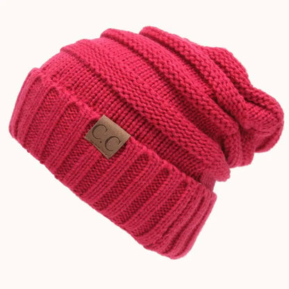 Women's CC Knit Hat - Winter Beanie