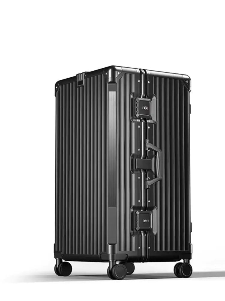 Aluminum Frame Luggage Suitcase, Large Capacity, Stylish