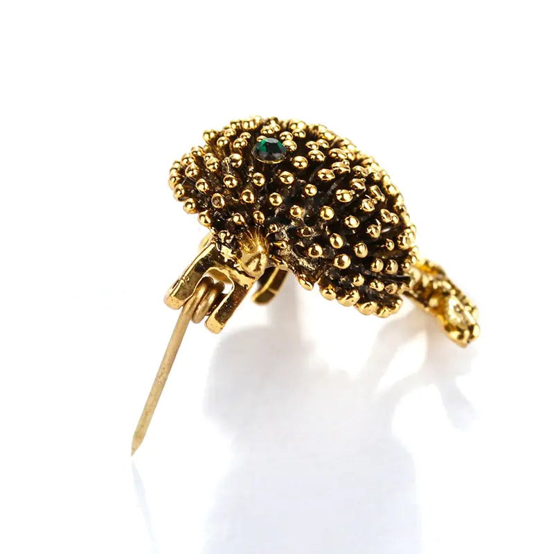 Retro Style Bird Brooch - Versatile Animal Pin