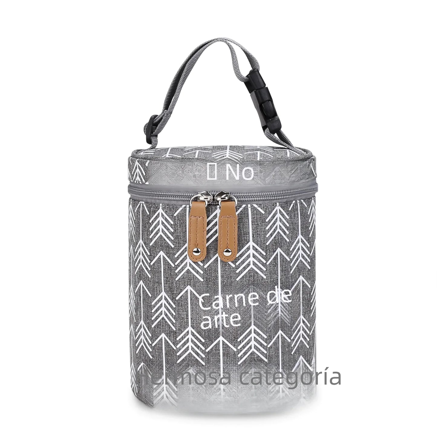 New Round Milk Bottle Bag with Insulation for Strollers