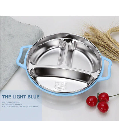 Stainless Steel Kids Plate
