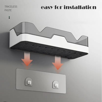 Bathroom Wall-mounted Organizer and Storage Rack Shelves