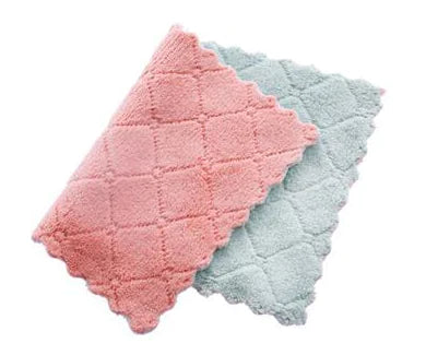 Absorbent Dish Cloths and Kitchen Towels Set