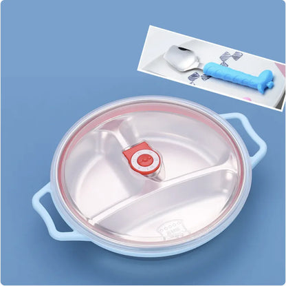 Deep Grid Kids Plate