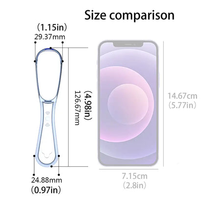 1PC Silicone Tongue Scraper for Fresh Breath Cleaning