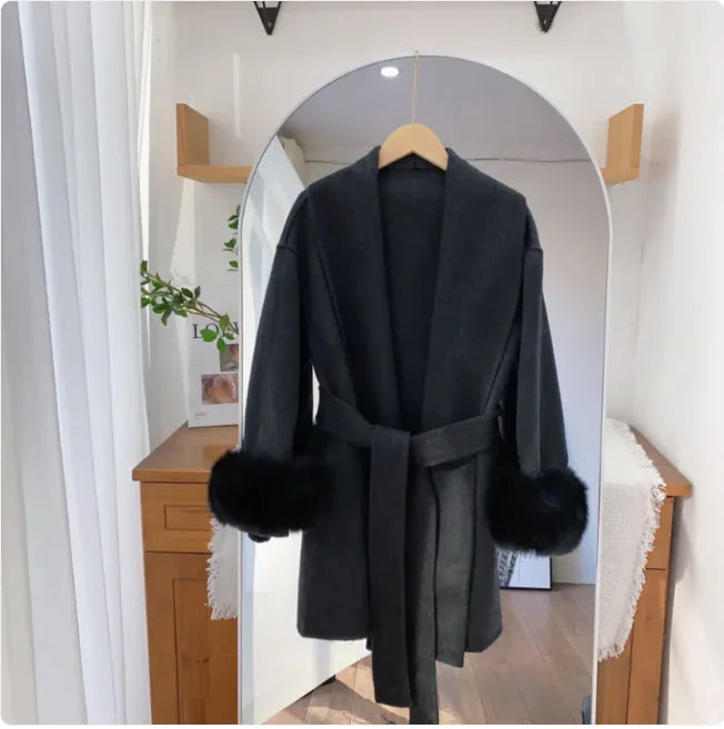 Double-Sided Wool Overcoat