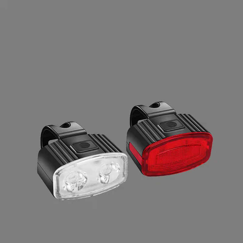 USB Rechargeable Bike Light Set