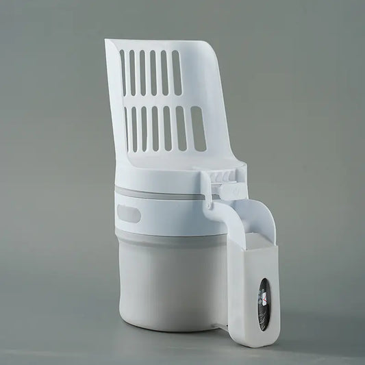 Foldable Portable Cat Litter Scoop with Large Bin