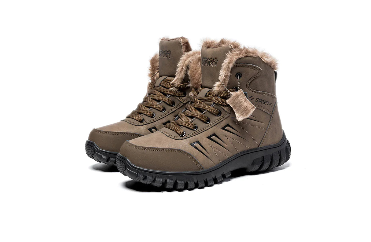 Men's Warm Snow Boots and Hiking Shoes