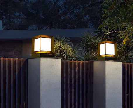 Outdoor Solar Waterproof Pillar Light for Gardens