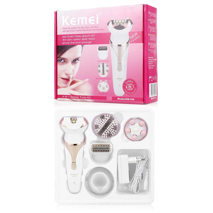 4-in-1 Rechargeable Epilator & Shaver Set