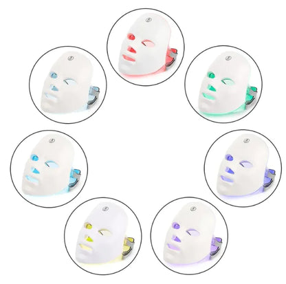 Colorful LED Skin Rejuvenation Facial Device