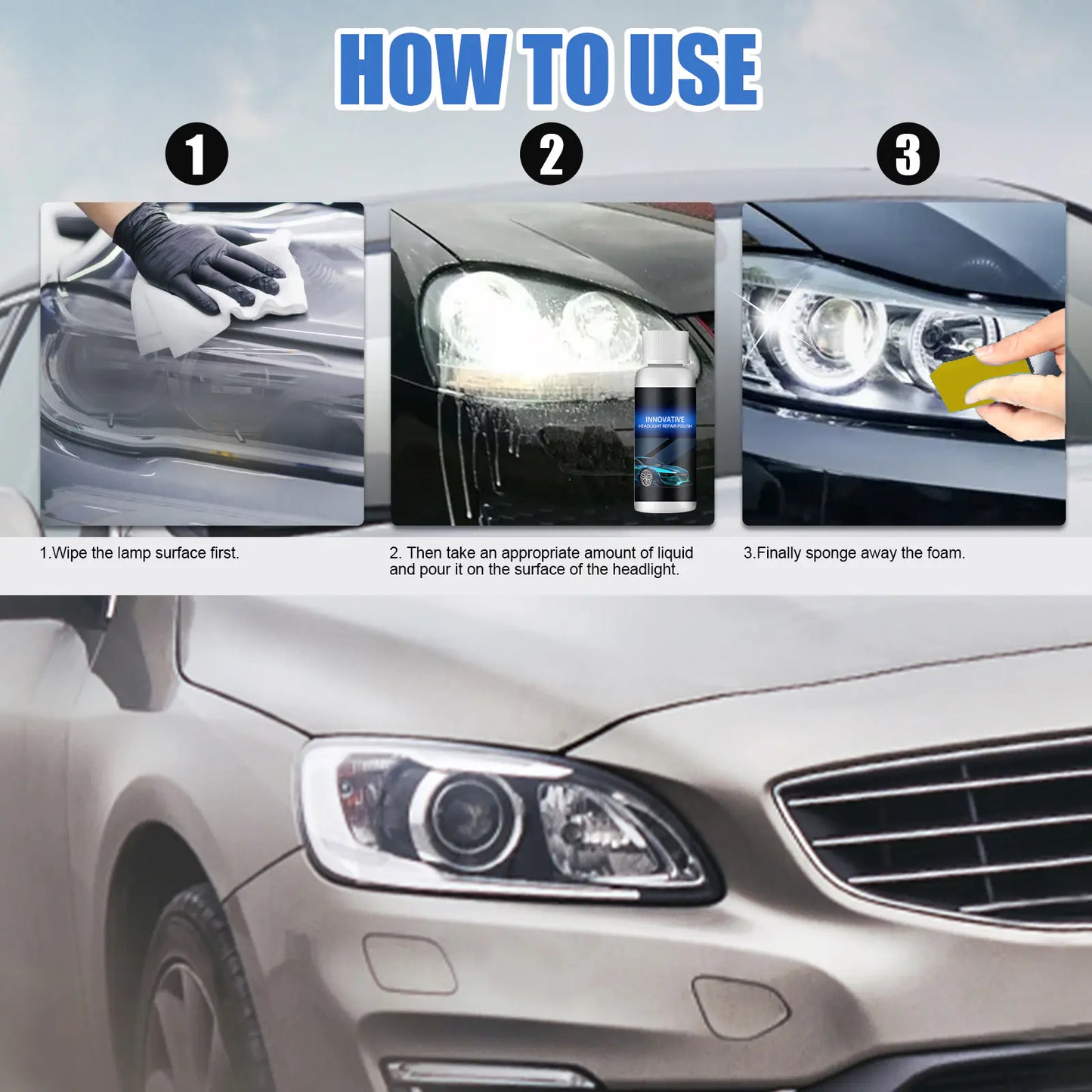 Automotive Headlamp Renovation Repair Agent