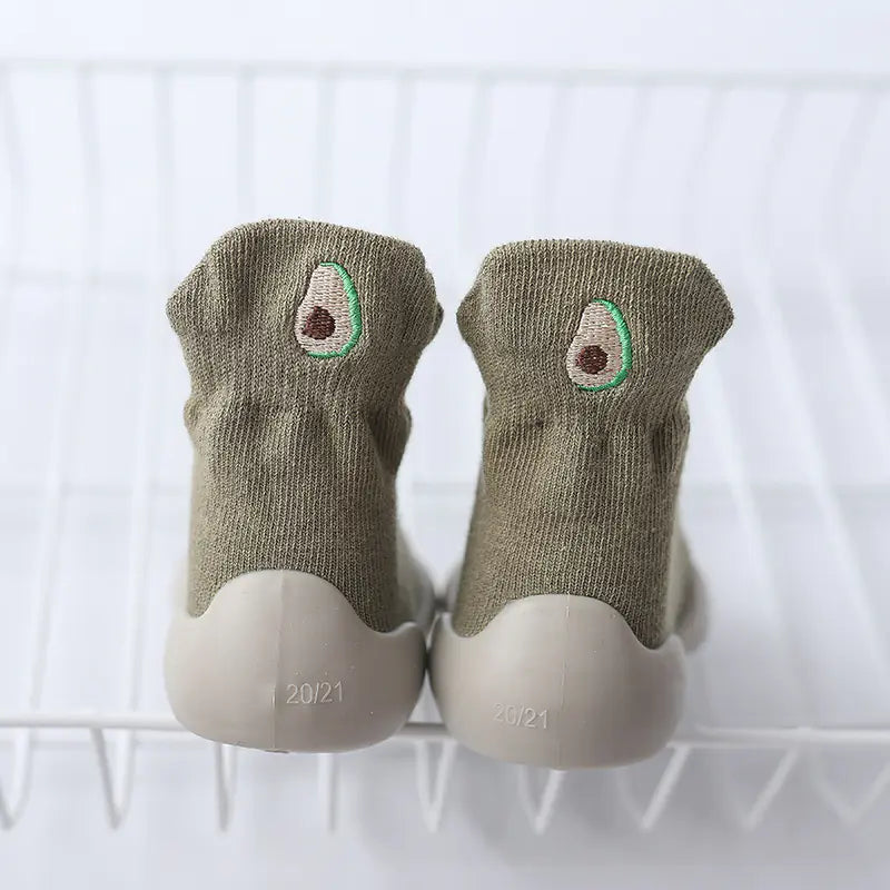 Autumn Baby Toddler Embroidery Non-slip Indoor Shoes
