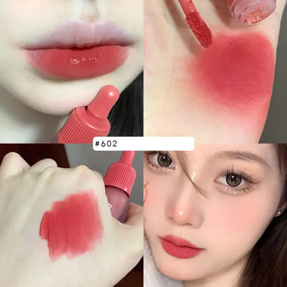Frosted Transparent Velvet Matte Lip Glaze
