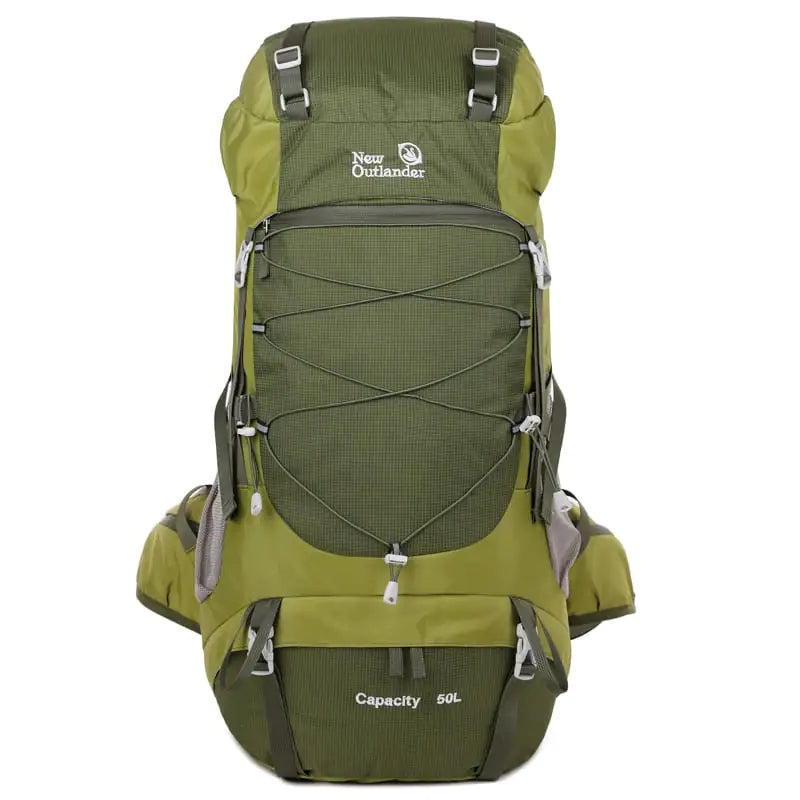 50L Large Capacity Nylon Hiking Backpack
