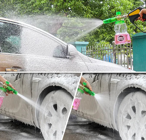 High Pressure Foam Sprayer for Car Wash & Cleaning, 1L Adjustable Snow Foam Bottle