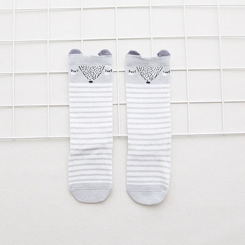 Anti-Slip Cartoon Baby Socks for 0-3 Years (Wholesale)