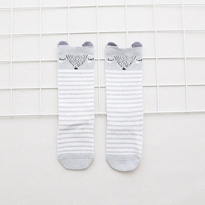 Anti-Slip Cartoon Baby Socks for 0-3 Years (Wholesale)