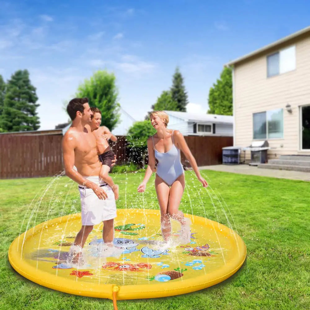 Outdoor Dolphin Dinosaur Shark Sprinkler Play Mat
