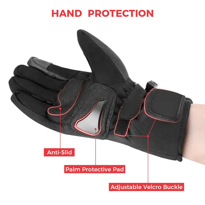 Winter Rock Motorcycle Gloves - Waterproof & Warm