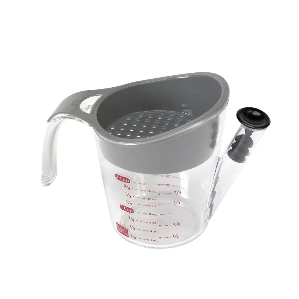 OXO Fat Separator for Kitchen Soup and Grease Straining