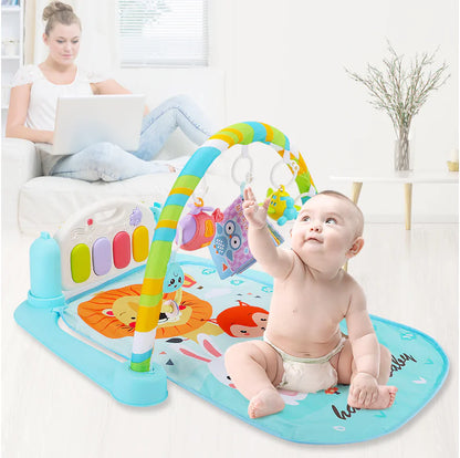 Baby Play Gym with Piano and Activity Mat