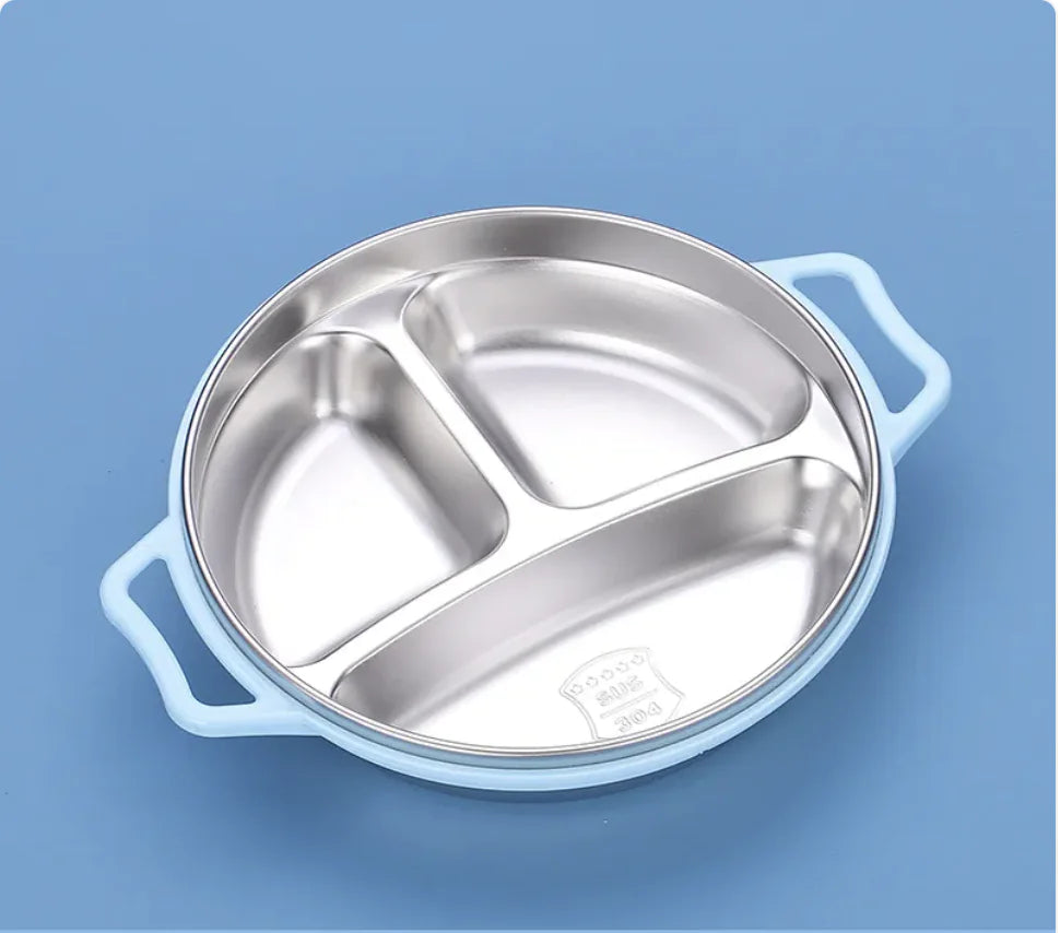 Deep Grid Kids Plate