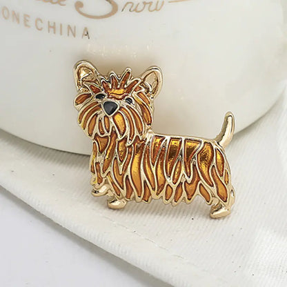 High-End Fashion Lion Brooch - Animal Apparel Accessory